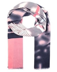 Écharpe imprimée rose Ichi