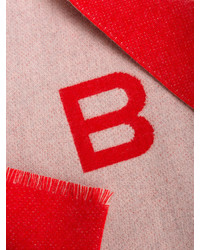 Écharpe imprimée rouge Balenciaga