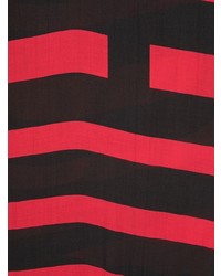 Écharpe imprimée rouge Moschino