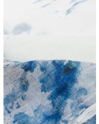 Écharpe imprimée tie-dye bleu clair Avant Toi