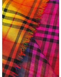 Écharpe imprimée tie-dye multicolore Burberry