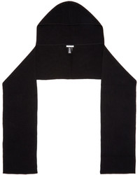Écharpe noire Helmut Lang