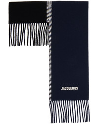 Écharpe noire Jacquemus
