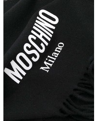 Écharpe noire Moschino