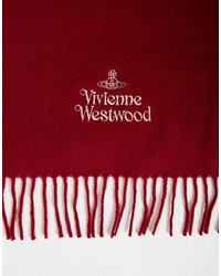 Écharpe rouge Vivienne Westwood