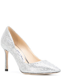 Escarpins argentés Jimmy Choo