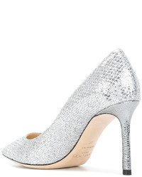 Escarpins argentés Jimmy Choo