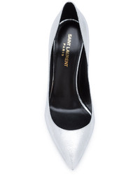 Escarpins blancs Saint Laurent