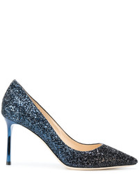 Escarpins bleus Jimmy Choo