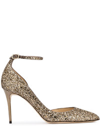 Escarpins dorés Jimmy Choo