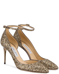 Escarpins dorés Jimmy Choo