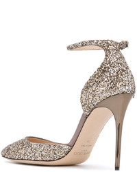 Escarpins dorés Jimmy Choo