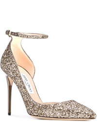 Escarpins dorés Jimmy Choo