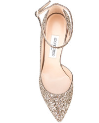 Escarpins dorés Jimmy Choo