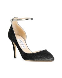 Escarpins en cuir argentés Jimmy Choo