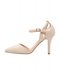 Escarpins en cuir beiges Buffalo