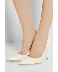 Escarpins en cuir blancs Jimmy Choo