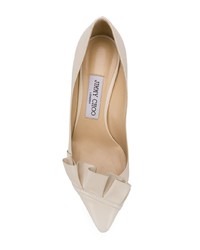 Escarpins en cuir blancs Jimmy Choo