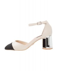 Escarpins en cuir blancs LOST INK