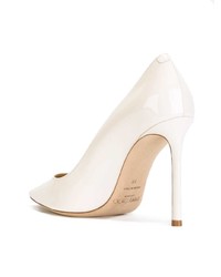 Escarpins en cuir blancs Jimmy Choo