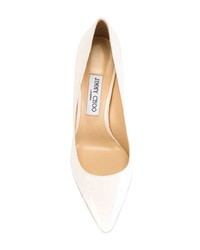 Escarpins en cuir blancs Jimmy Choo