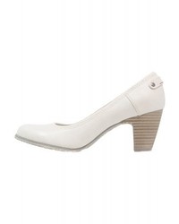 Escarpins en cuir blancs s.Oliver