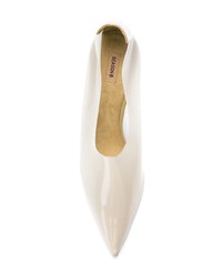 Escarpins en cuir blancs Yeezy