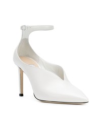 Escarpins en cuir blancs Jimmy Choo