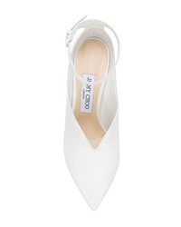 Escarpins en cuir blancs Jimmy Choo