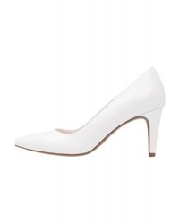 Escarpins en cuir blancs Tamaris
