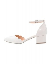 Escarpins en cuir blancs Wallis