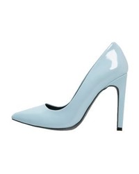 Escarpins en cuir bleu clair Even&Odd