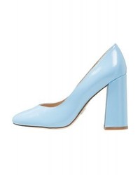 Escarpins en cuir bleu clair LOST INK