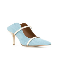 Escarpins en cuir bleu clair Malone Souliers