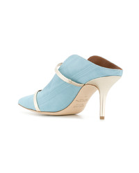 Escarpins en cuir bleu clair Malone Souliers