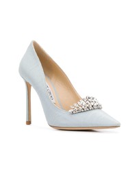 Escarpins en cuir bleu clair Jimmy Choo