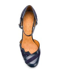 Escarpins en cuir bleu marine Chie Mihara