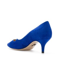 Escarpins en cuir bleus Paul Andrew