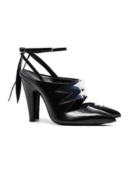 Escarpins en cuir découpés noirs Calvin Klein 205W39nyc