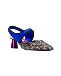 Escarpins en cuir multicolores Emilio Pucci