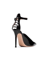 Escarpins en cuir noirs Gianvito Rossi