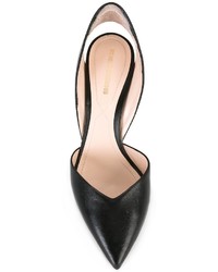 Escarpins en cuir noirs Nicholas Kirkwood