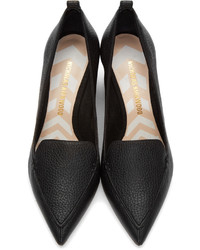 Escarpins en cuir noirs Nicholas Kirkwood