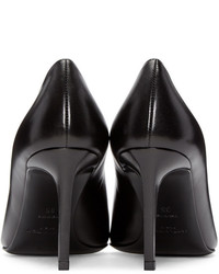 Escarpins en cuir noirs Saint Laurent