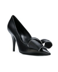 Escarpins en cuir noirs Casadei