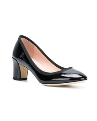 Escarpins en cuir noirs Repetto