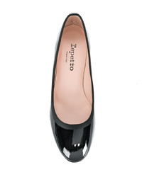 Escarpins en cuir noirs Repetto