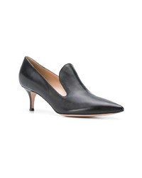 Escarpins en cuir noirs Gianvito Rossi