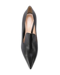 Escarpins en cuir noirs Gianvito Rossi