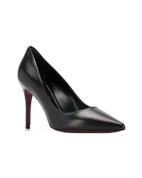 Escarpins en cuir noirs Deimille